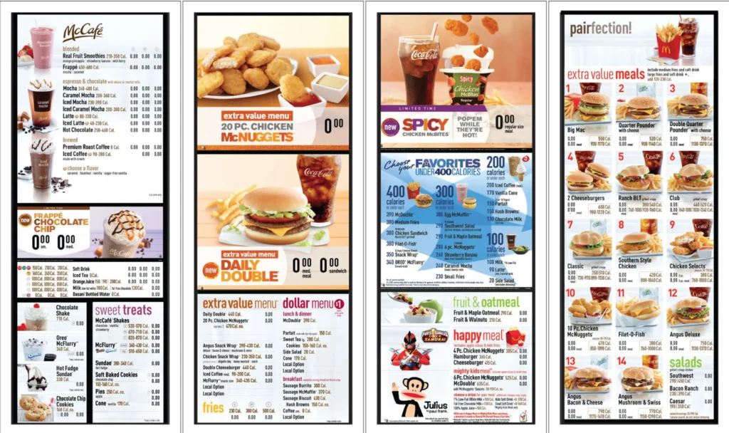 McDonald’s Menu USA