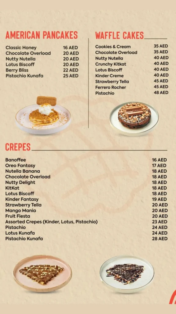 Waffle House Menu USA 