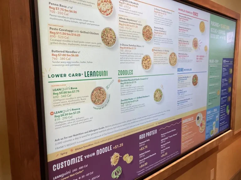 Noodles and Company Menu USA Prices
