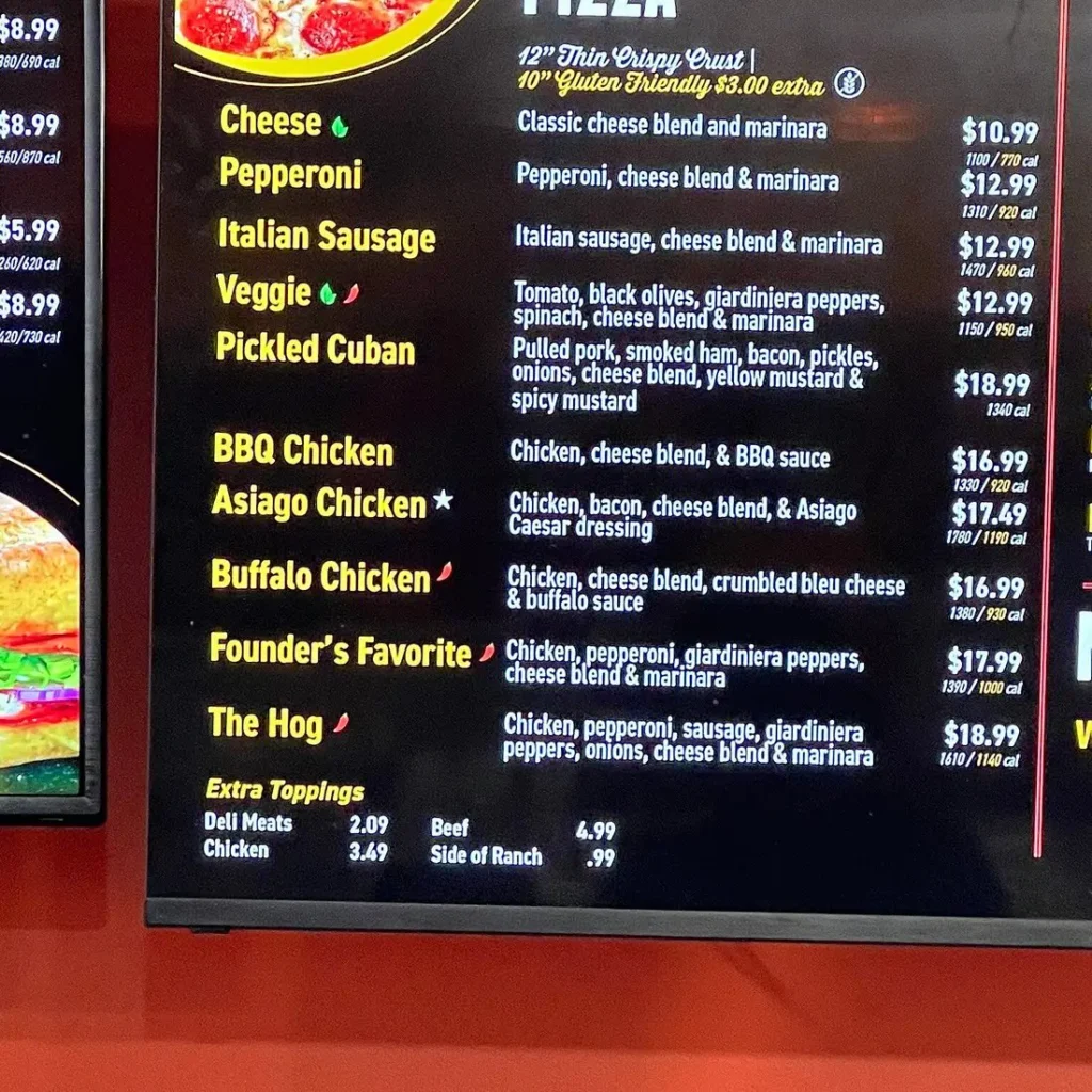 Pickleman’s Menu USA