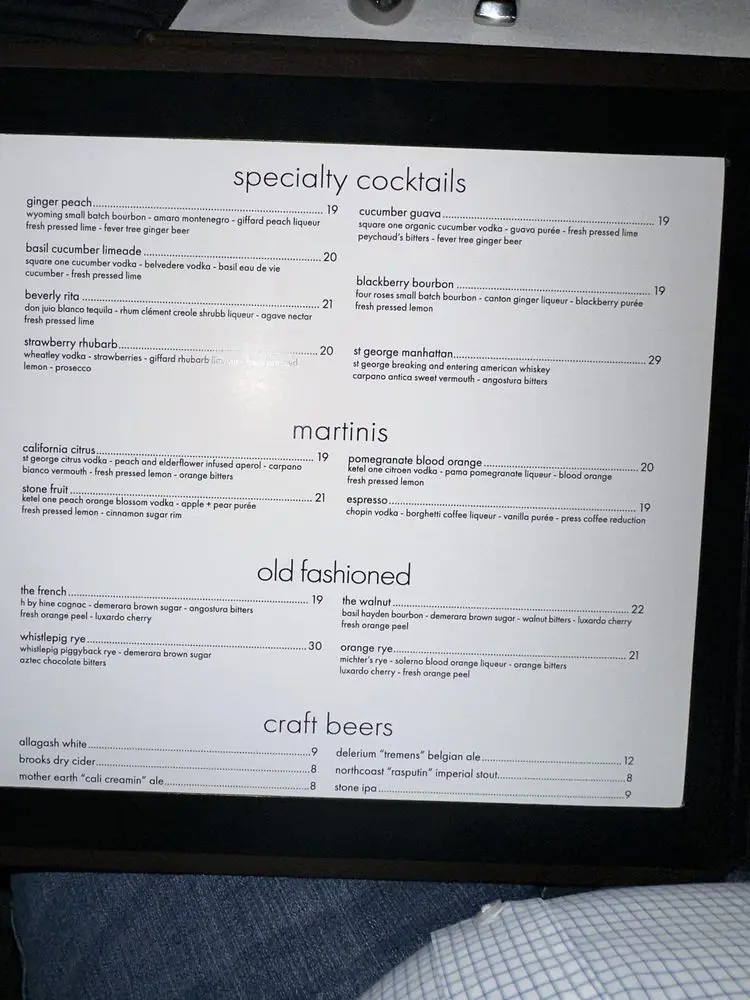 Steak 48 Menu USA Prices
