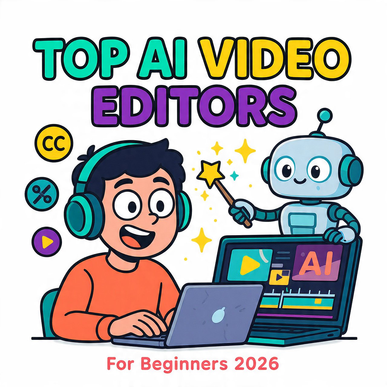 Top AI Video Editing Tools for Beginners (2026)