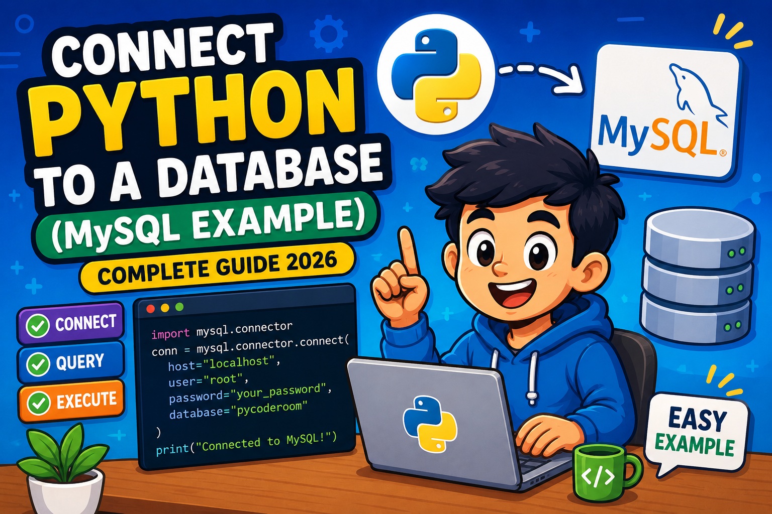 Connecting Python with MySQL tutorial