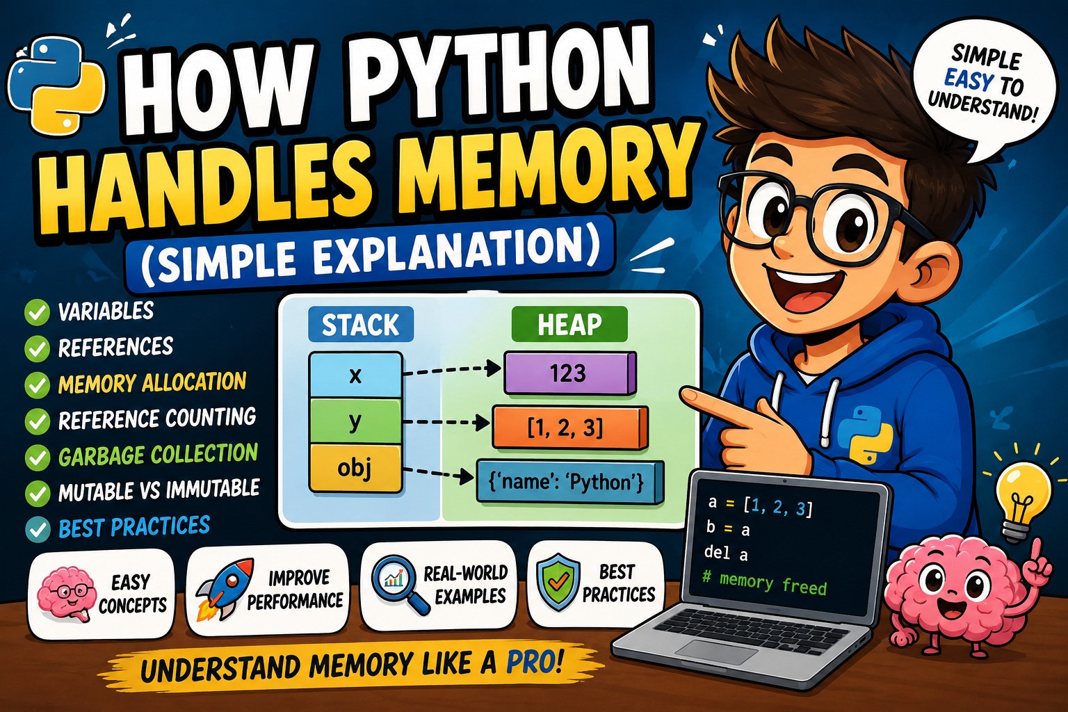 How Python handles memory explained