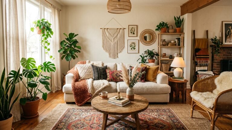 24 Boho Living Room Ideas Full of Warmth and Texture